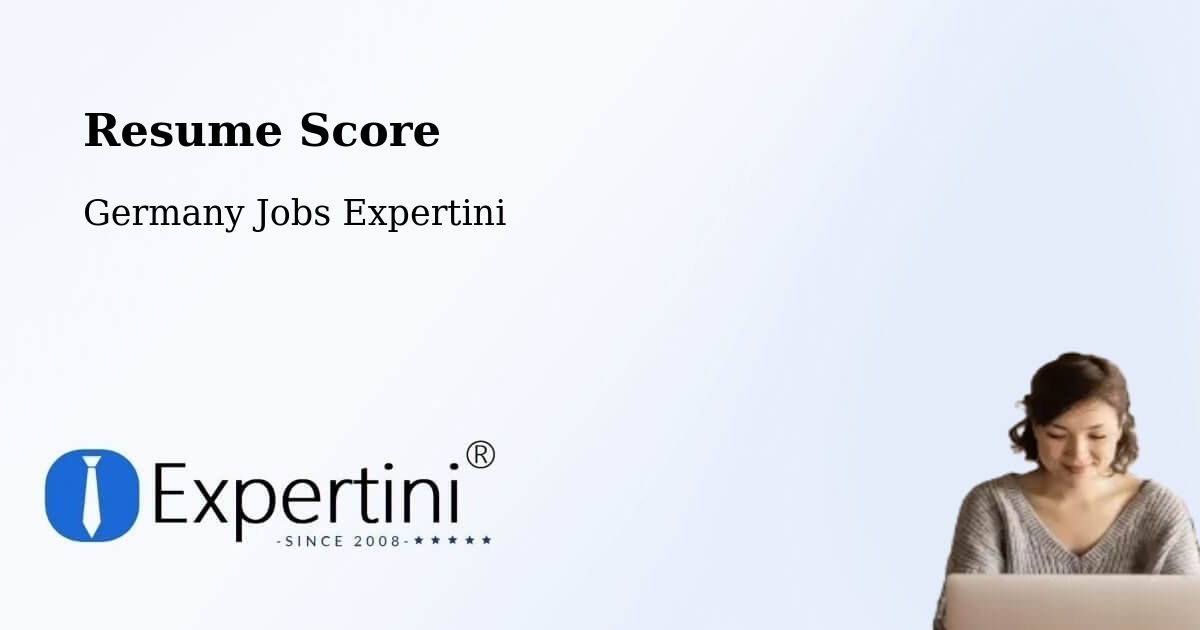 Resume Score & Job Description Match Tool – Gilching - Germany Jobs Expertini